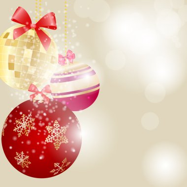 Abstract beauty Christmas and New Year background illust