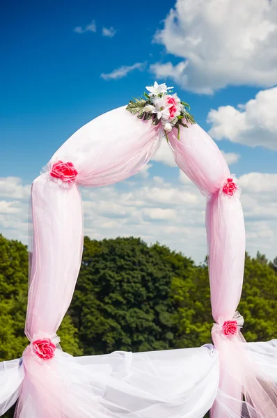 Wedding archway outdoor — Stock Photo, Image