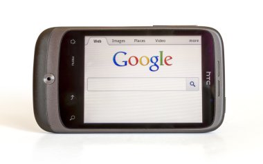 HTC SHOWING GOOGLE clipart