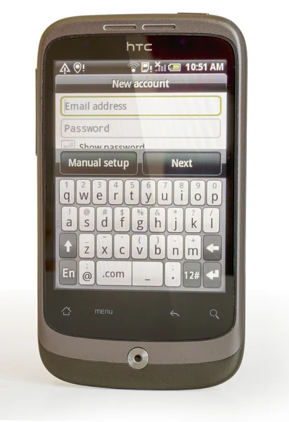 HTC telefone inteligente — Fotografia de Stock