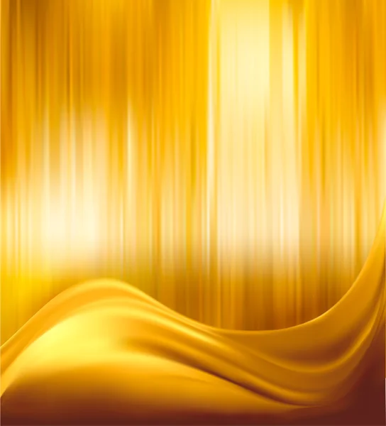 Elegant gold abstract background illustration — Stock Vector