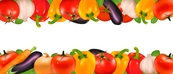 框架所作的蔬菜 — 图库矢量图片