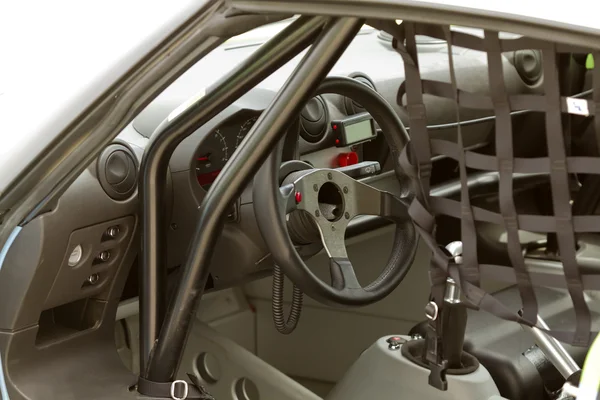 Race auto-interieur — Stockfoto