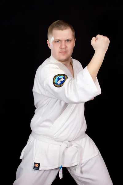 Vechter karate — Stockfoto