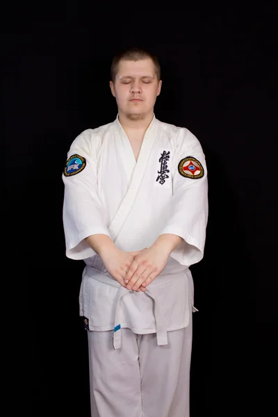 Karate harcos Stock Kép