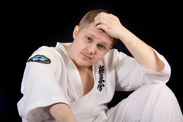 Karate de combate Fotos de stock libres de derechos