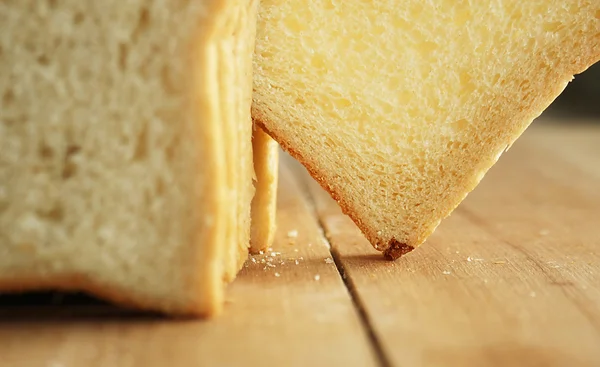 Fatias de pão saborosas — Fotografia de Stock