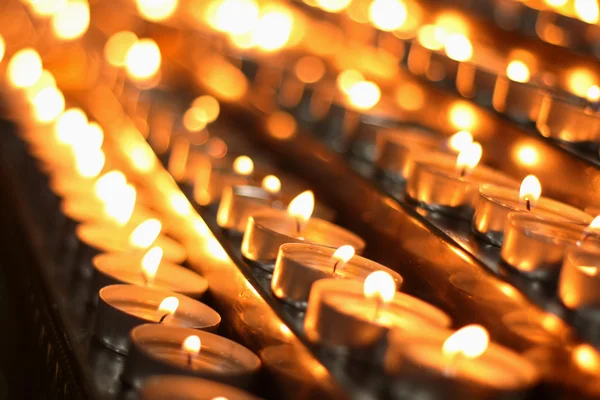 Церковные свечи — стоковое фото