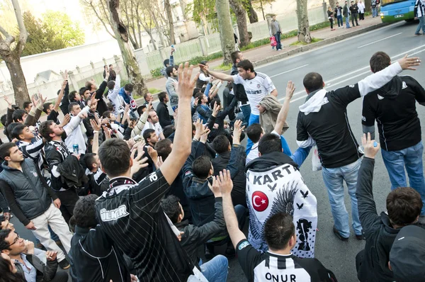 Besiktas Supporters — Stock Photo, Image