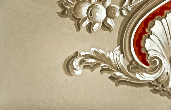 Barok duvar dekorasyonu — Stok fotoğraf