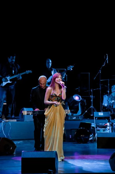 Nancy Ajram Concert in Istanbul — Stock Photo, Image