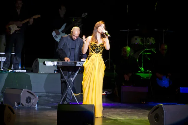 Nancy Ajram Concert in Istanbul — Stockfoto