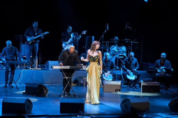 Nancy Ajram Concert in Istanbul — Stock Photo, Image