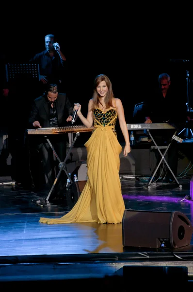 Concerto Nancy Ajram em Istambul — Fotografia de Stock