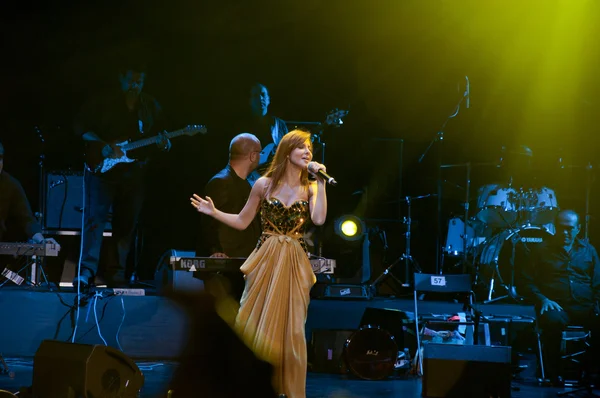 Nancy Ajram koncert Isztambul — Stock Fotó