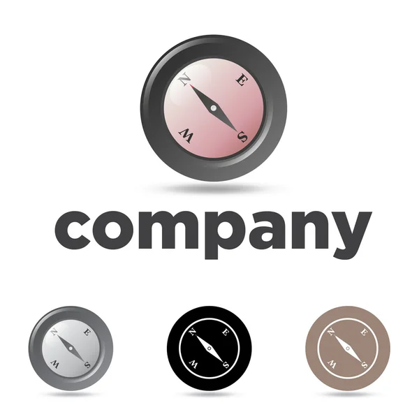 Compass Emblem — Stock Vector