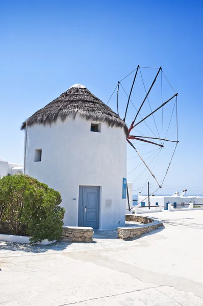 La bella isola greca, Mykonos — Foto Stock