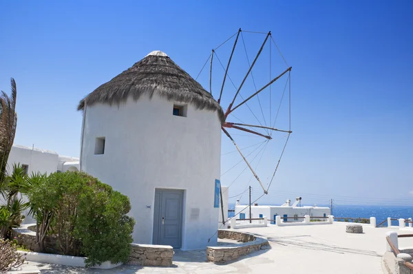 A bela ilha grega, Mykonos — Fotografia de Stock