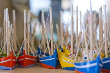 Boat figurines clipart