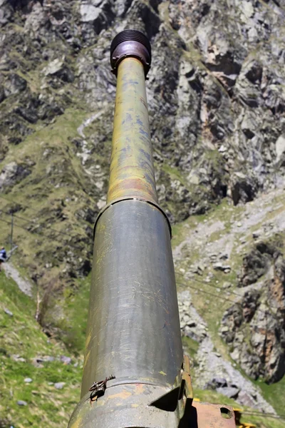 Pistola meteo tra le montagne del Nord Osetia — Foto Stock