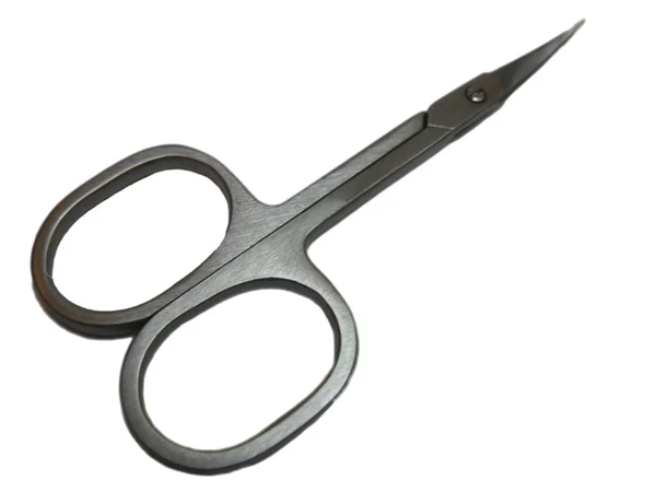 Scissors for hand nails isolated on the white background — Stock Photo, Image