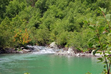 Baduk Lakes Of Teberda And Dombai clipart