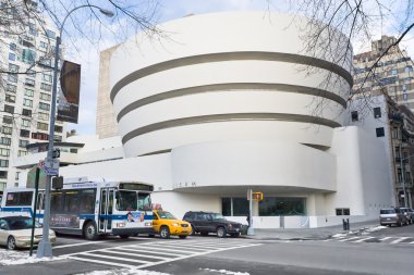 Guggenheim Museum of modern and contemporary art in New York clipart