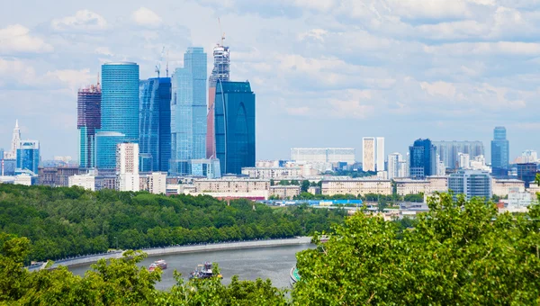 Stadsbilden nya Moskva — Stockfoto