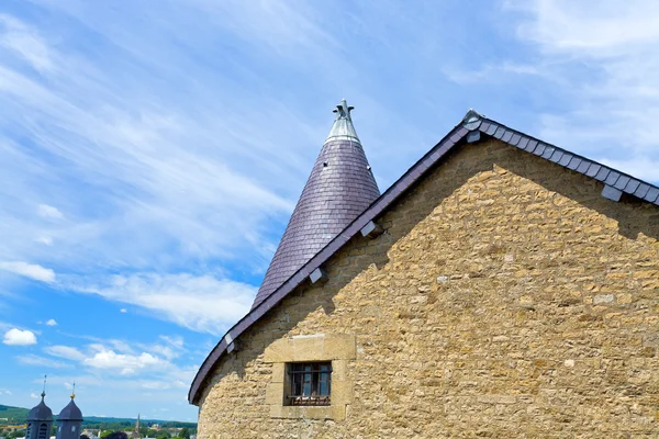 Башня в средневековом замке Седан — стоковое фото