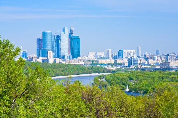 Panorama van nieuwe Moskou stad — Stockfoto