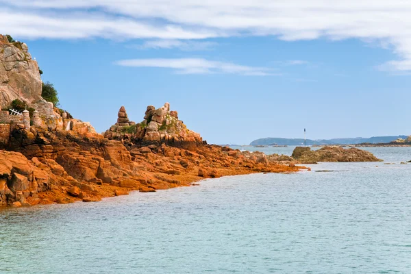 Sea coastline in Brittany — Stock Photo, Image