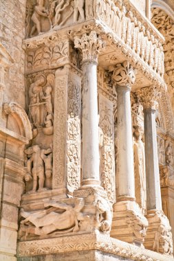 Column in Church of Saint Trophime, Arles clipart