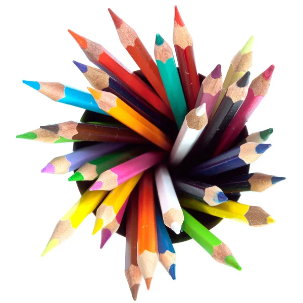 许多彩色的铅笔 — 图库照片