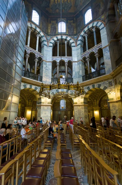 Interior of Aachen Cathedral, Germany — Stock Photo, Image