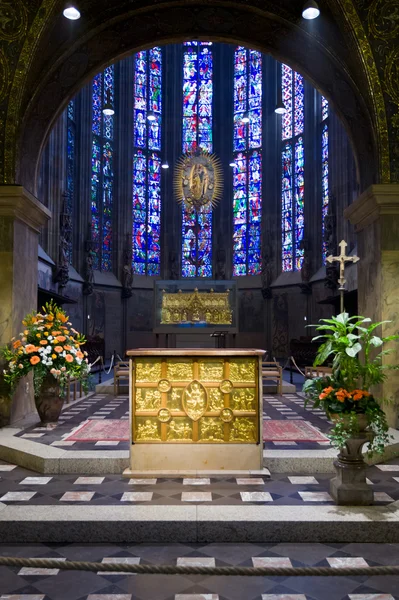 Pala d'Oro - frammento di altare d'oro nella cattedrale di Aquisgrana — Foto Stock