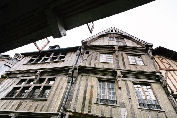 Timber framing house in Dinan, France — Stock Photo, Image