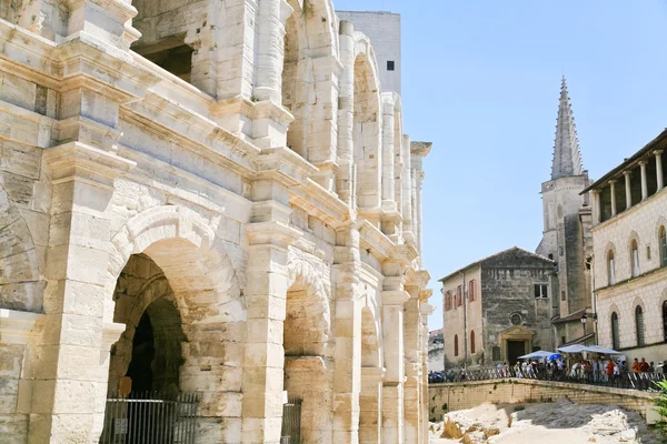 Arles Amphitheater, römische Arena — Stockfoto