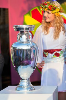 Henri Delaunay Trophy of UEFA Championship clipart