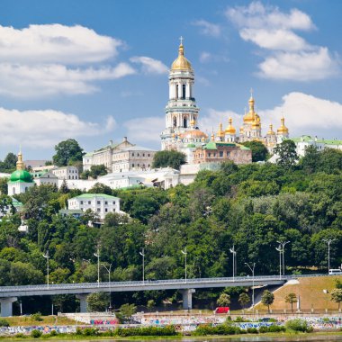 View of Kiev Pechersk Lavra clipart