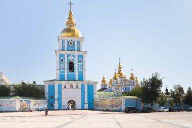 St. Michael's Golden-Domed Monastery in Kiev clipart