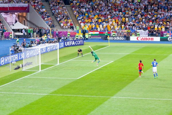 stock image Final football game of UEFA EURO 2012