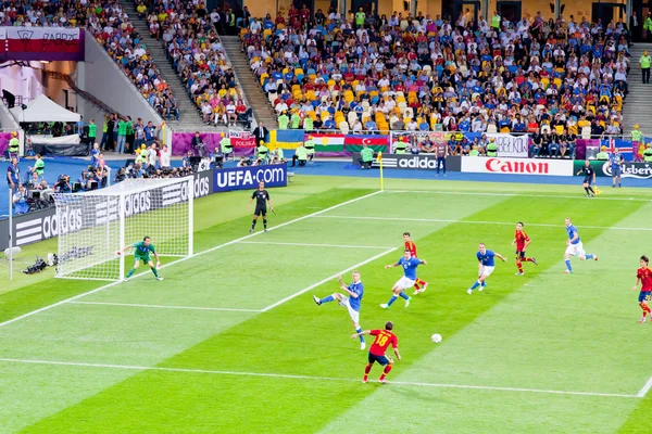 stock image Final football game of UEFA EURO 2012