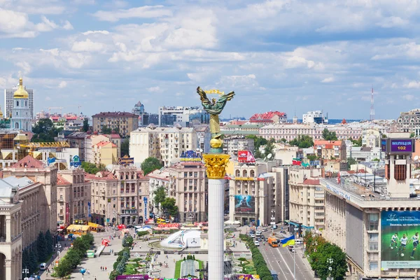 Independence Square - central square of Kiev, Ukraine — Stock Photo, Image