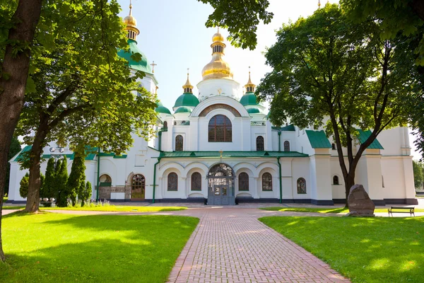 Вход в Софийский собор в Киеве — стоковое фото
