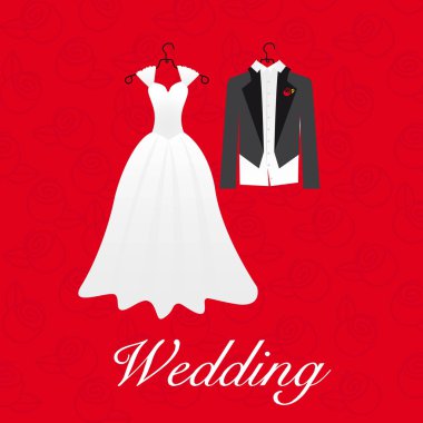 wedding card clipart