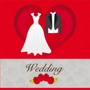 wedding card clipart