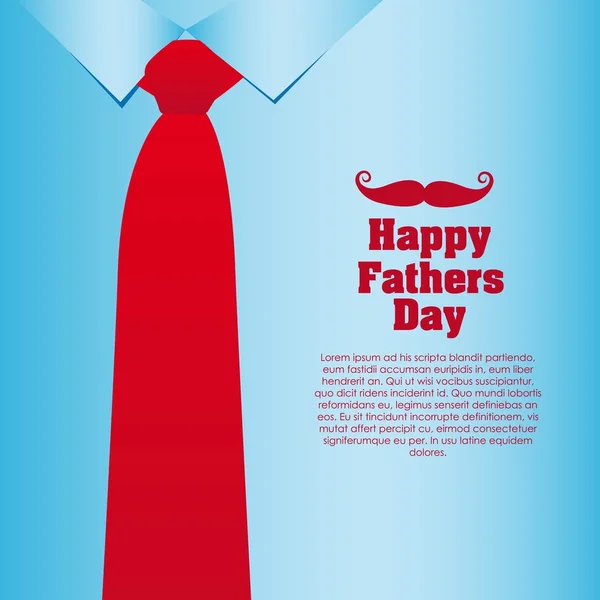 Carte de fête des pères — Image vectorielle