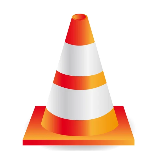 Traffic cone — Stock Vector