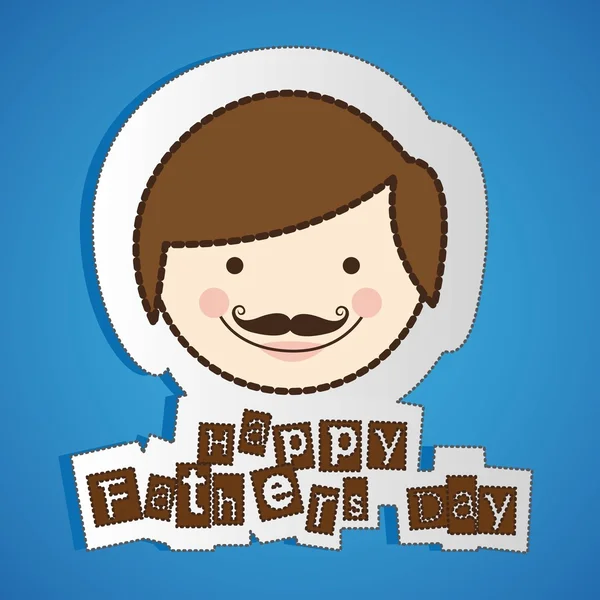 Stickers of father 's day — стоковый вектор