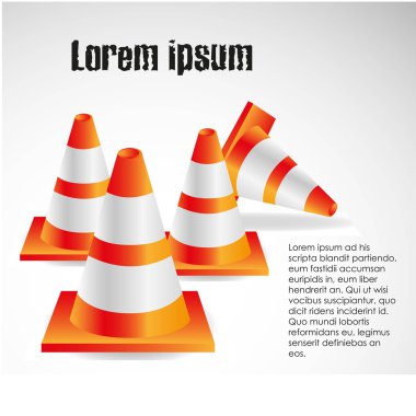 traffic cones clipart